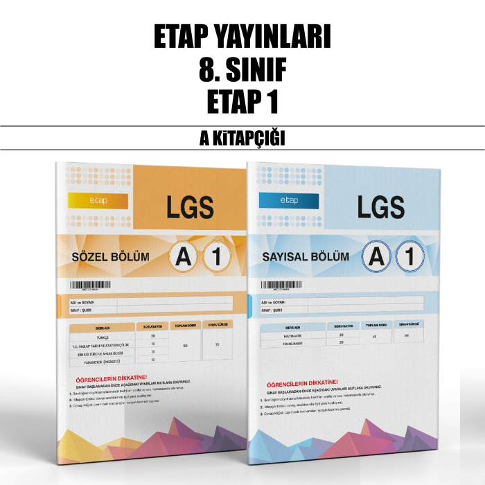 ETAP YAYIN 08.SINIF DENEME SAY/SÖZ 1-A - 25-26